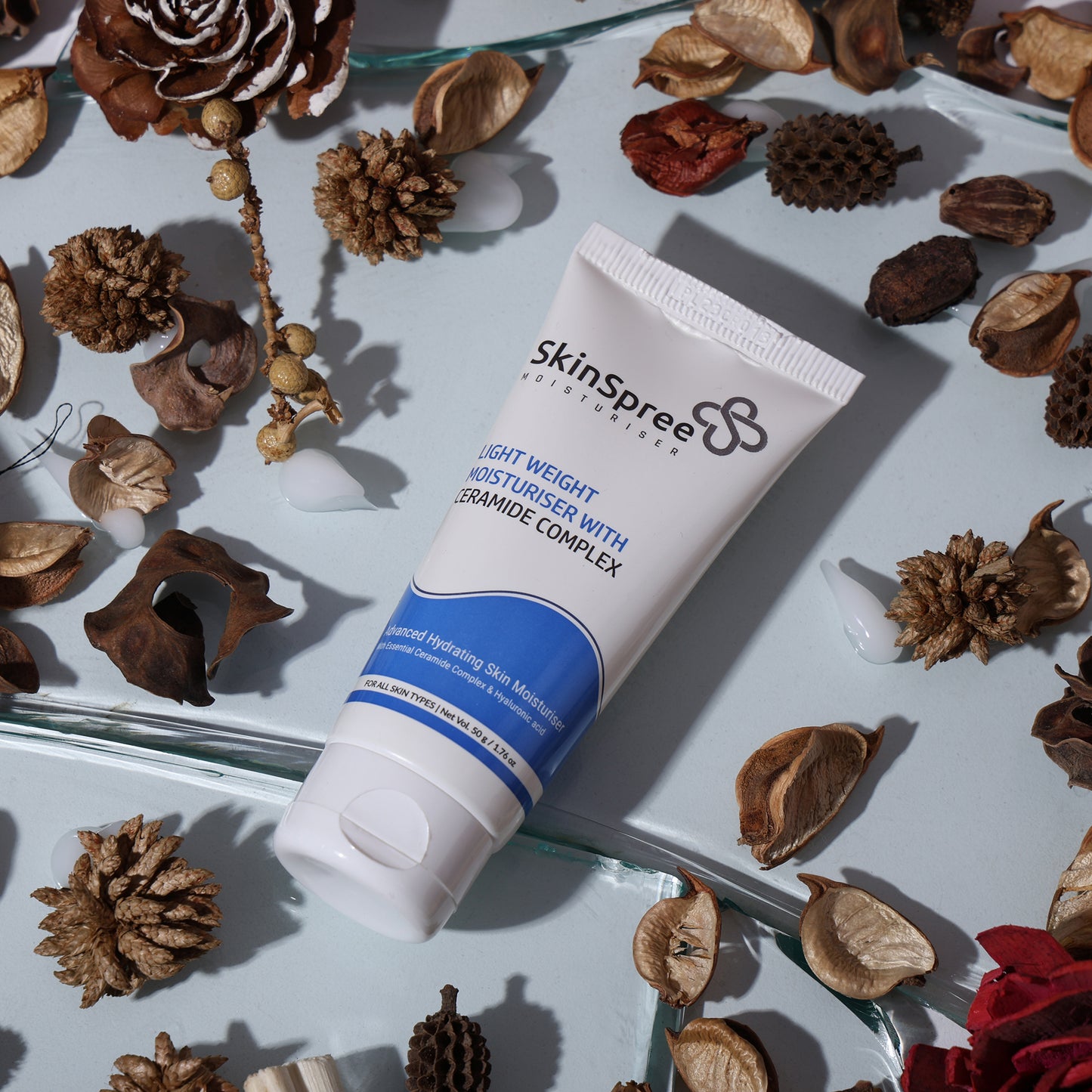 Skinspree Moisturiser| Light Weight Moisturiser With Ceramide Complex|50gm