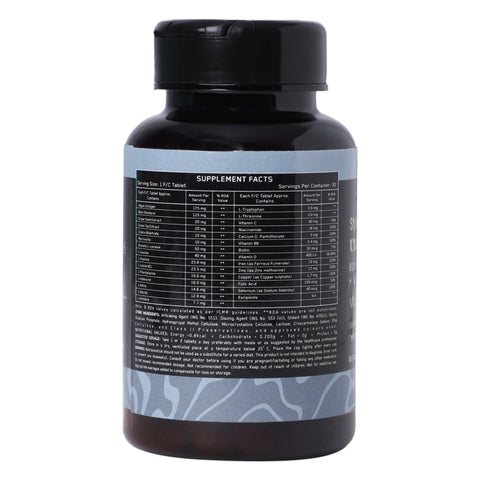 StyleMake Ultimate Hair Gro Vitamin for Men Biotin + Vegan Collagen from UK | Reduce Hair Loss and Promote Regrowth - 30 Tablets