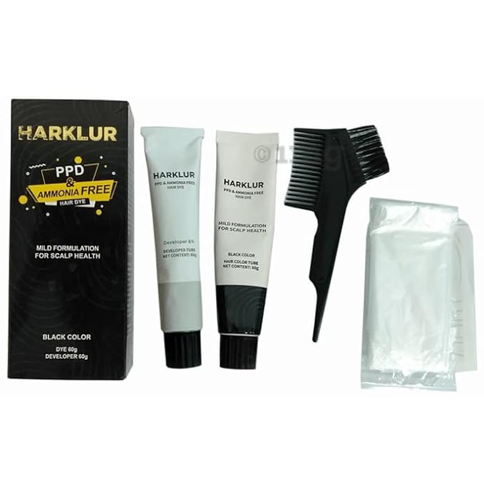 HARKLUR Hair Color Hair Dye Black-120gm