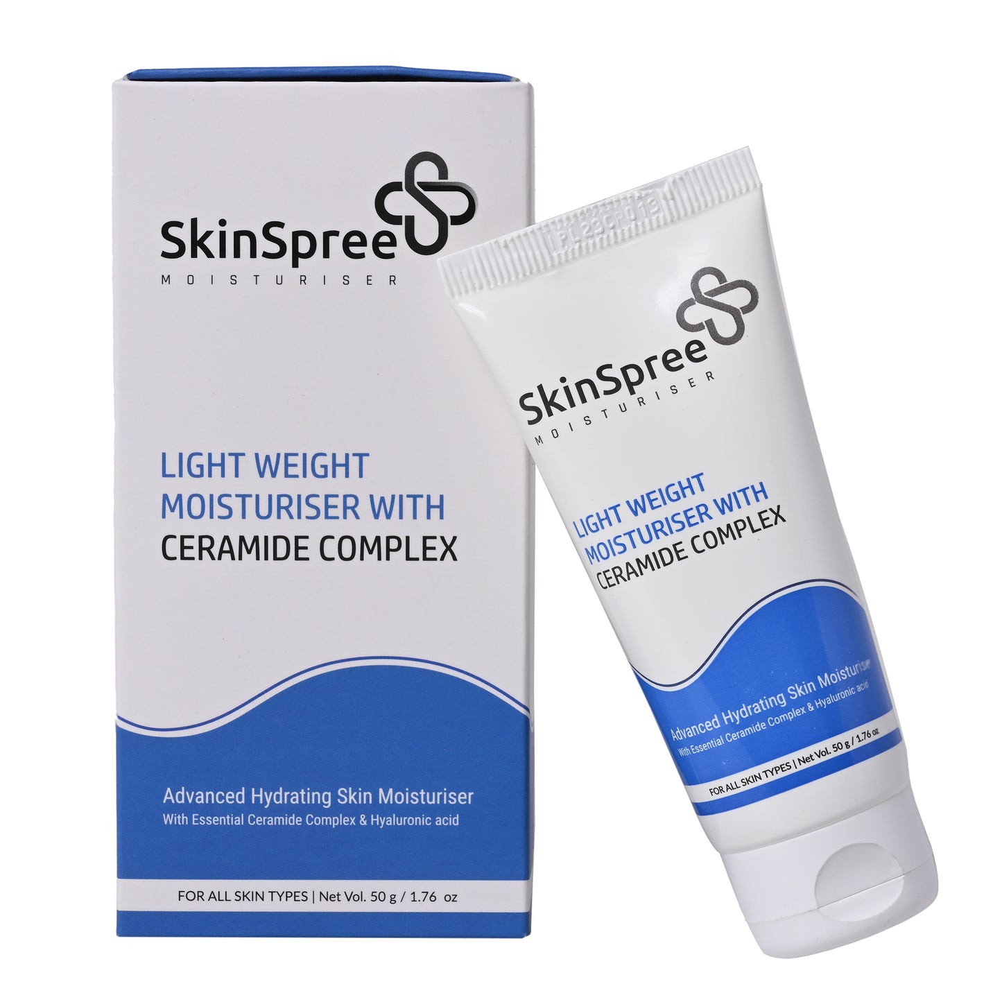 Skinspree Moisturiser| Light Weight Moisturiser With Ceramide Complex|50gm