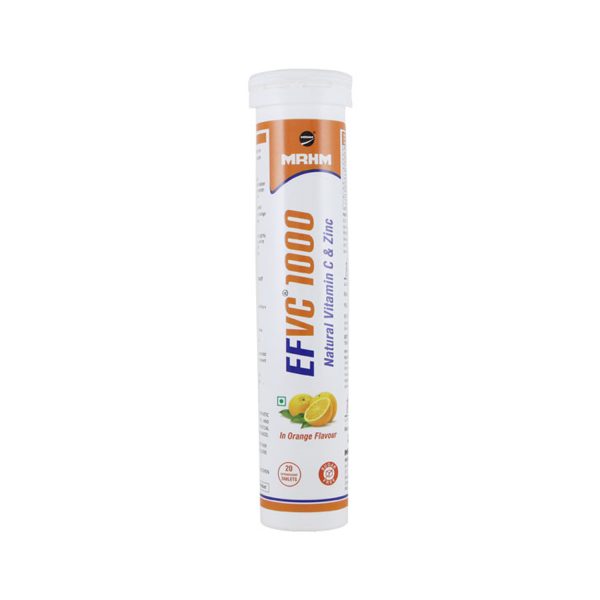 MRHM | EFVC 1000 | Natural Vitamin C & Zinc | with Natural Amla extract helps in Immunity and skin care