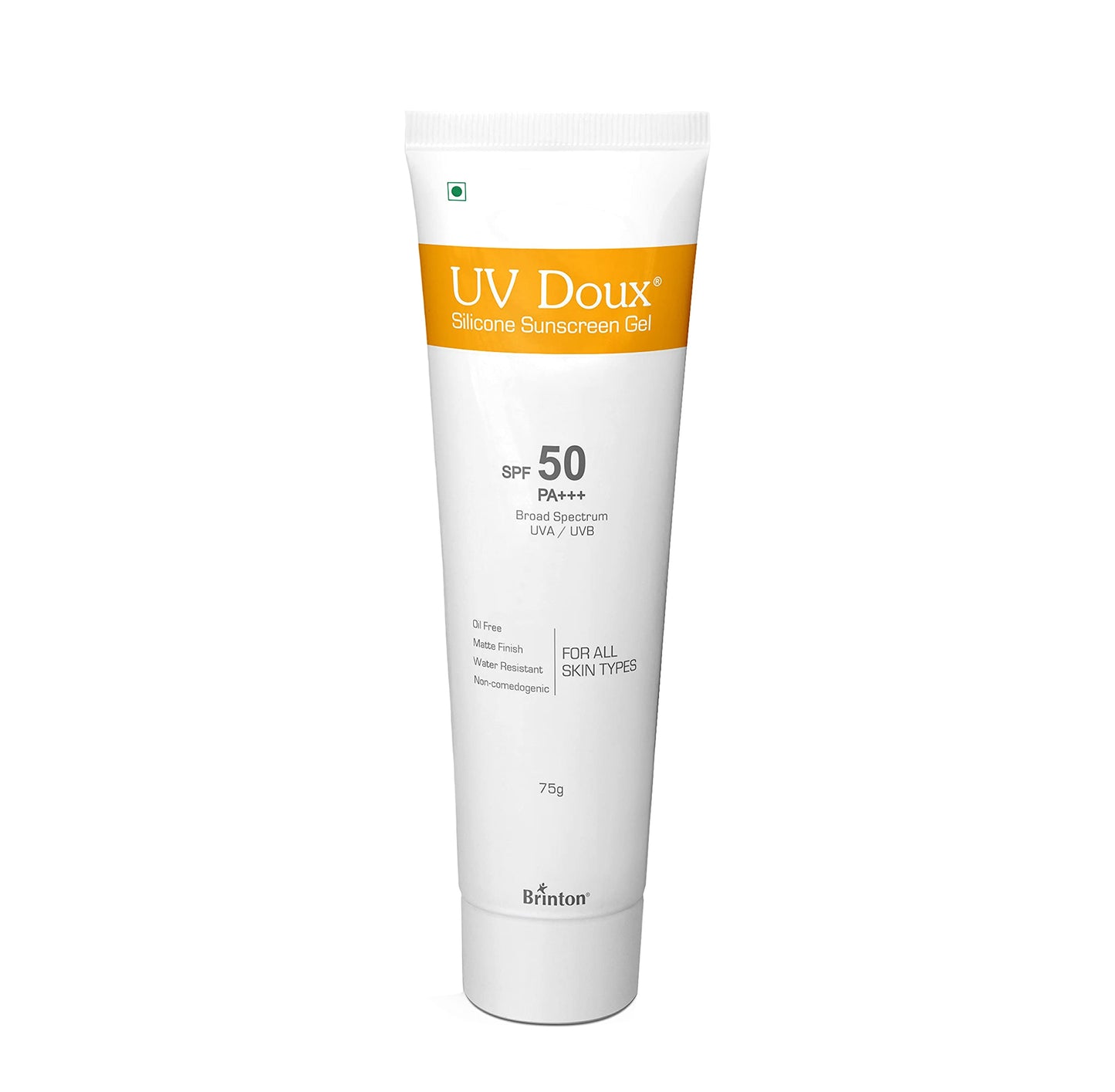 Brinton Healthcare UvDoux SPF 50 PA+++ in Matte Finish and Oil Free Formula| Water Resistant Sunscreen| Protection against UVA/UVB Rays (50 GM)
