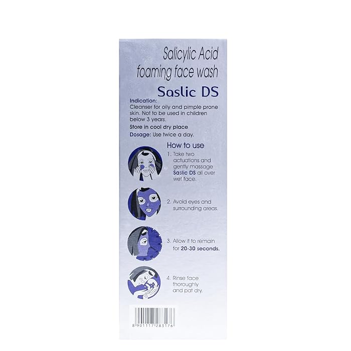 Saslic DS Foaming Face Wash| 60ML