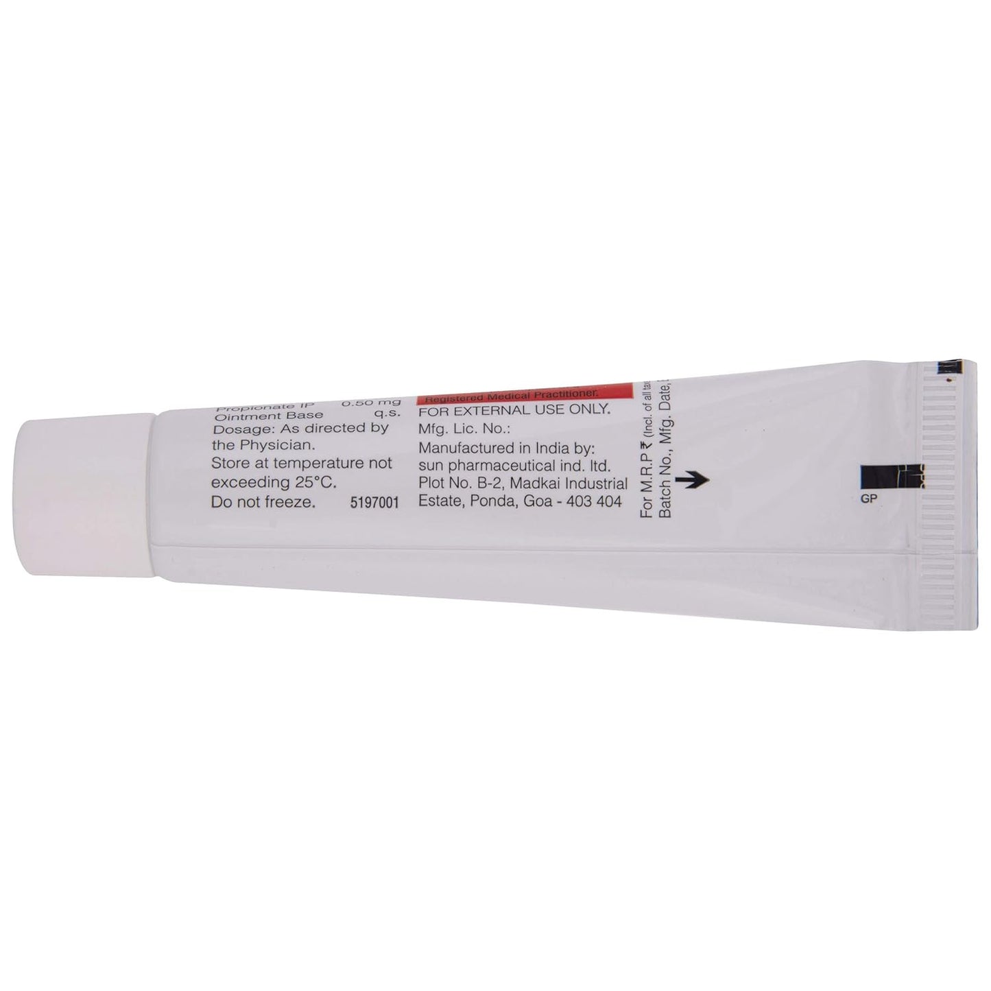 Pasitrex C - Tube of 15gm Ointment