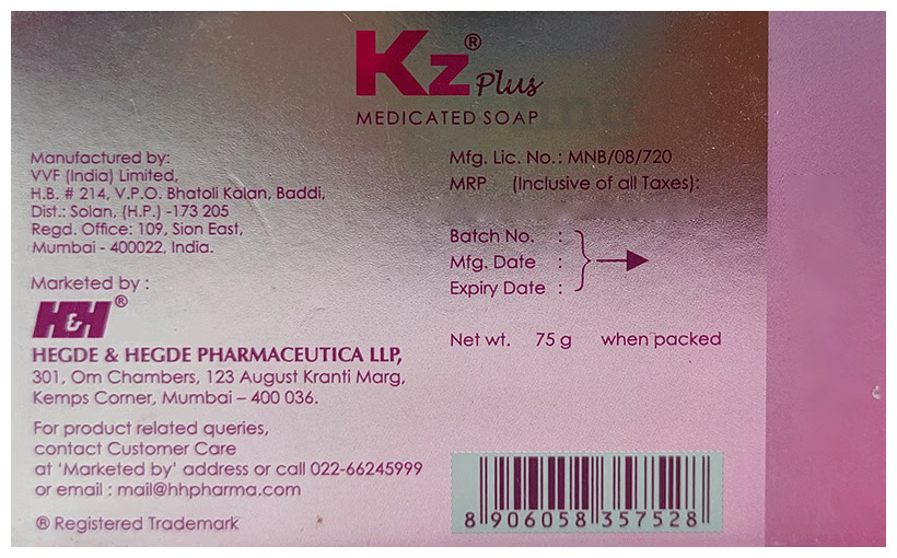 Kz Plus Soap | 75gm