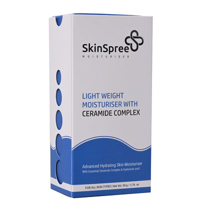 Skinspree Moisturiser|Light Weight Moisturiser With Ceramide Complex|50gm