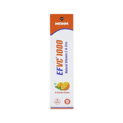 MRHM | EFVC 1000 | Natural Vitamin C & Zinc | with Natural Amla extract helps in Immunity and skin care