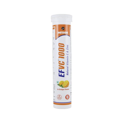 MRHM | EFVC 1000 | Natural Vitamin C & Zinc | with Natural Amla extract helps in Immunity and skin care