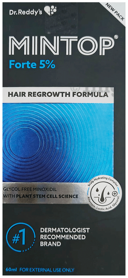 Mintop Forte 5% Minoxidil Solution 60 ml Solution