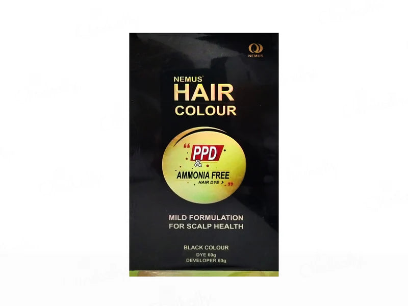 Nemus Hair Colour Ppd Hair Dye Brown Colour, 60 gm