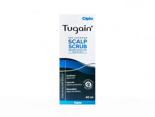 Tugain Pre-Shampoo Scalp Scrub | 60Ml