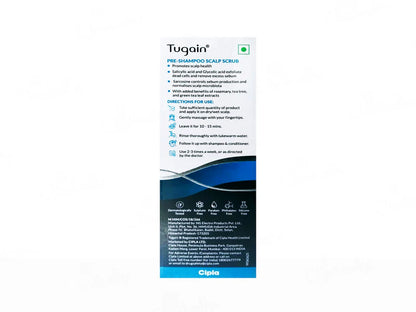Tugain Pre-Shampoo Scalp Scrub | 60Ml