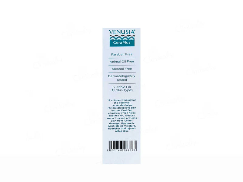 Venusia CeraPlus Intensive Skin Repair and Hydrating Cream | 100GM