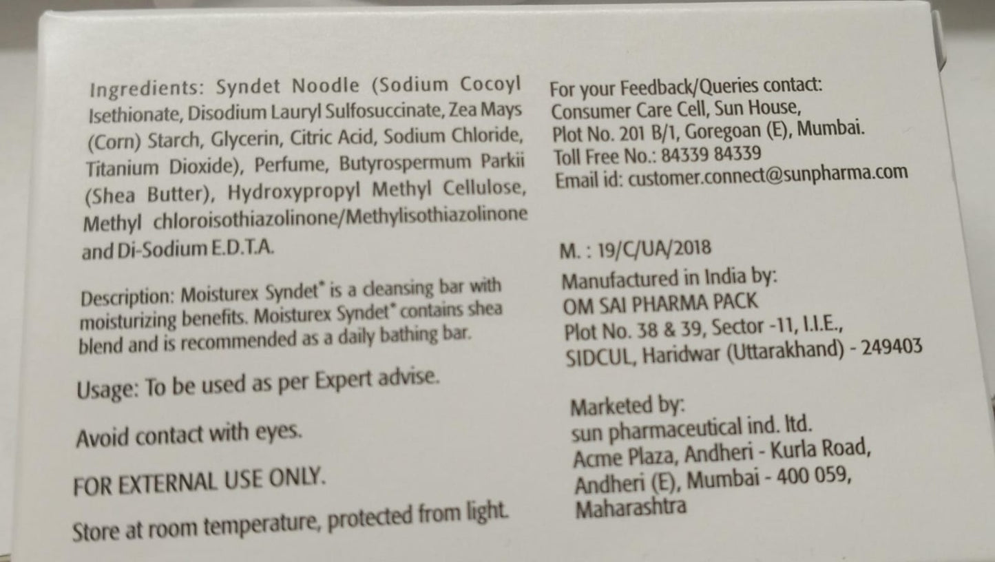 Moisturex Syndet Soap