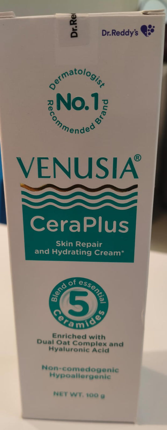 Venusia CeraPlus Intensive Skin Repair and Hydrating Cream | 100GM