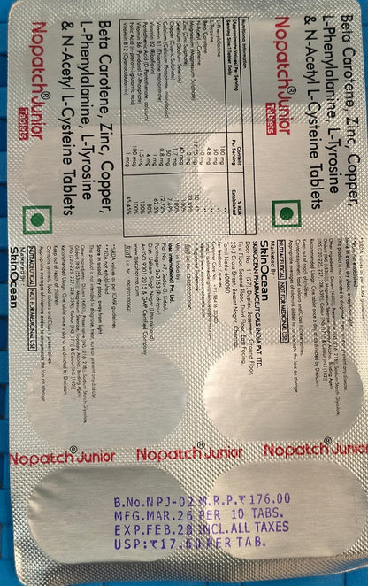 No Patch Junior | 10 Tablet