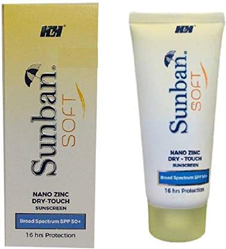 Sunban H&H Soft Nano Zinc Dry-Touch Sunscreen - SPF 50+ (75 g)- Pack of 1